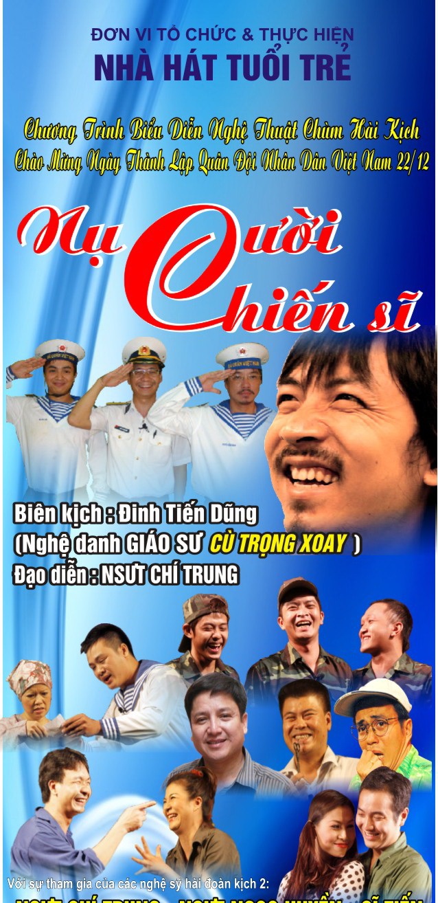 Hài kịch “Nụ cười chiến sĩ” mừng ngày thành lập Quân đội Nhân dân Việt Nam